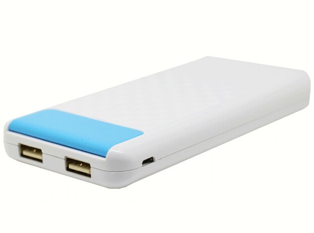 Baterie externa iUni PB12, 10000mAh, Dual USB, Powerbank, Blue